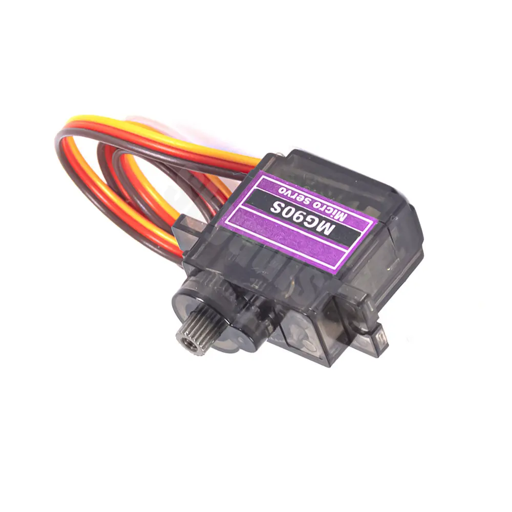 MG90S 180 °   서보 2/5/10/20/50개 올 메탈 기어 9g 업그레이드 버전 헬리콥터 비행기 보트 자동차 MG90 9G 트렉스 450 RC 로봇용