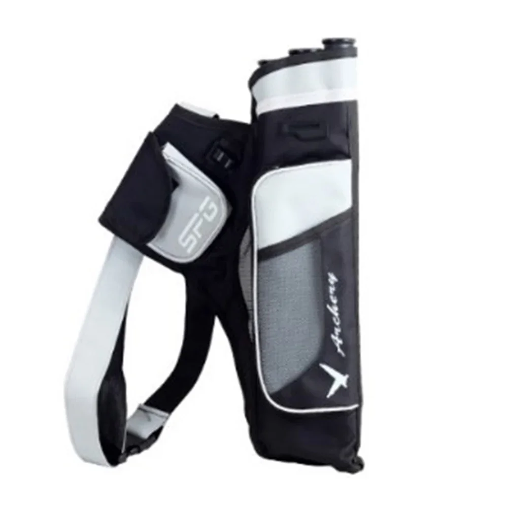 Professional Arrow Quiver Holder Oxford Cloth Three-tube Storage Arrow Chamber Organizer Bag Archery Hunting Equipment