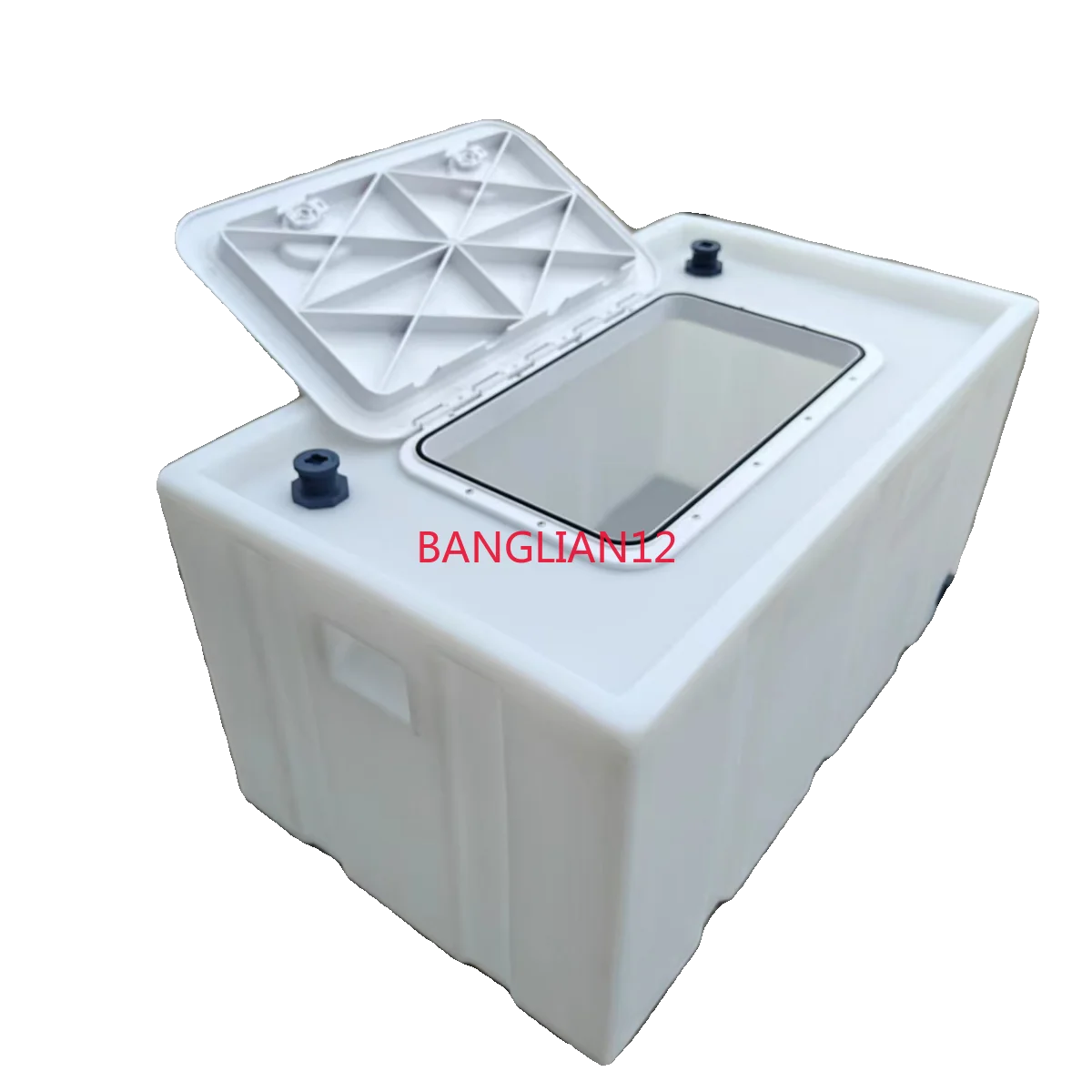 

Thickened plastic outdoor fishing car anti-overflow sealed trunk transportation fish bucket