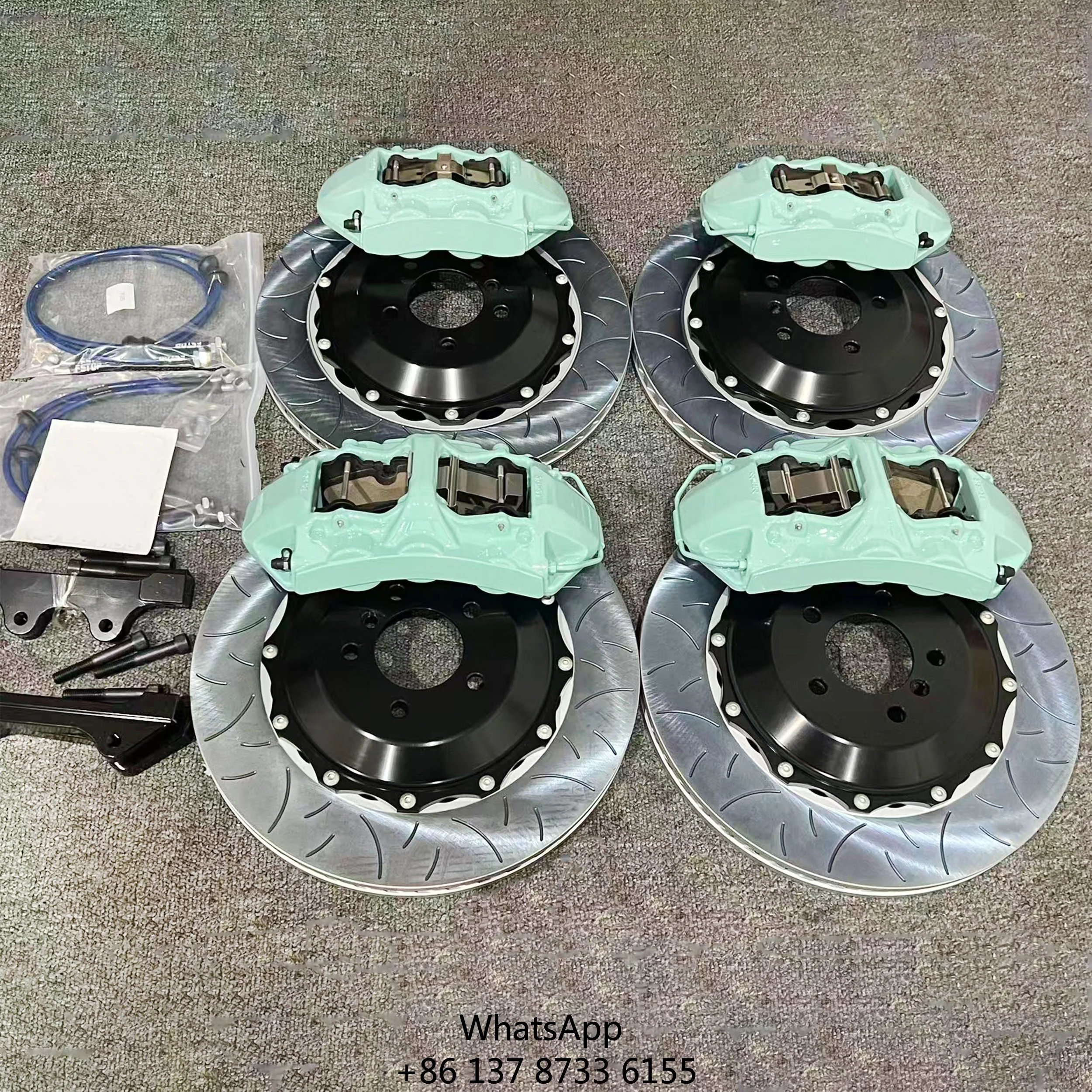 

Hsingyik Break Caliper Drilled Slotted Floating Break Disc Big Brake Kit For Infinity Q50 2018