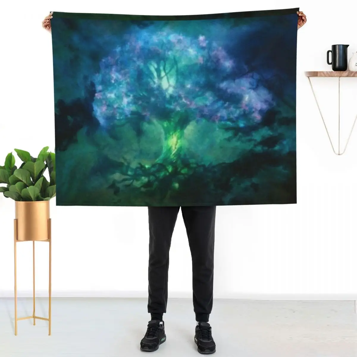 Tom Hiddleston Yggdrasil tree Throw Blanket Summer Beddings Decorative Sofas Hair Kid'S Bed covers Designers Blankets