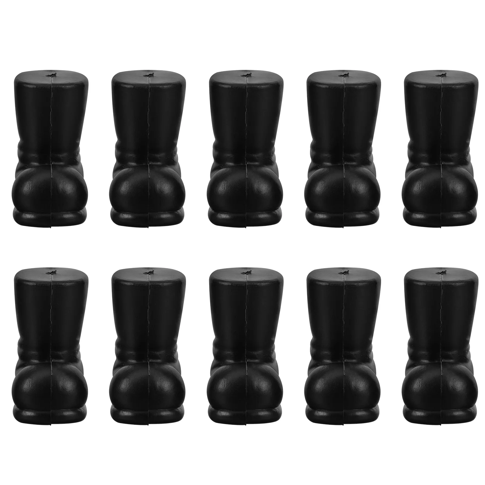 10 Pcs Miniature Santa Boots Man Christmas Decorations Party Props Plastic Dollhouse Claus