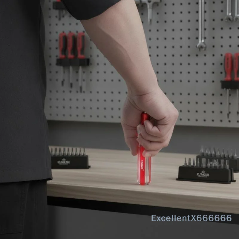 Quick Release Screwdriver Handle 1PC Self Locking One Hand Operation Non Slip Grip for Furniture Assembly