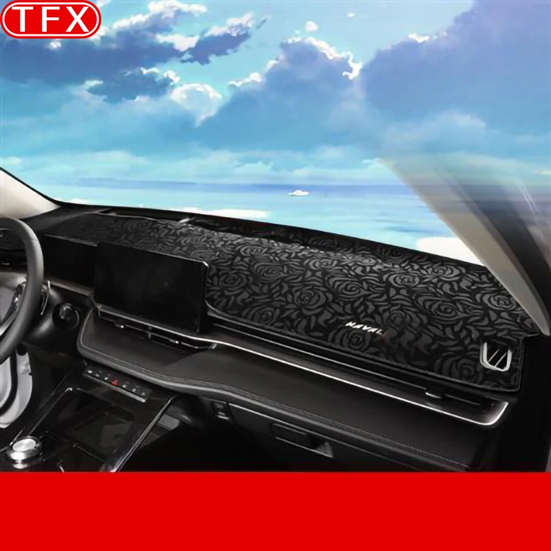 Flanell Slip Anti UV Matte Auto Styling Dashboard Abdeckung Pad Dashmat Sonne Schatten Teppich Für Haval H6. 2021 2022 2023 zubehör