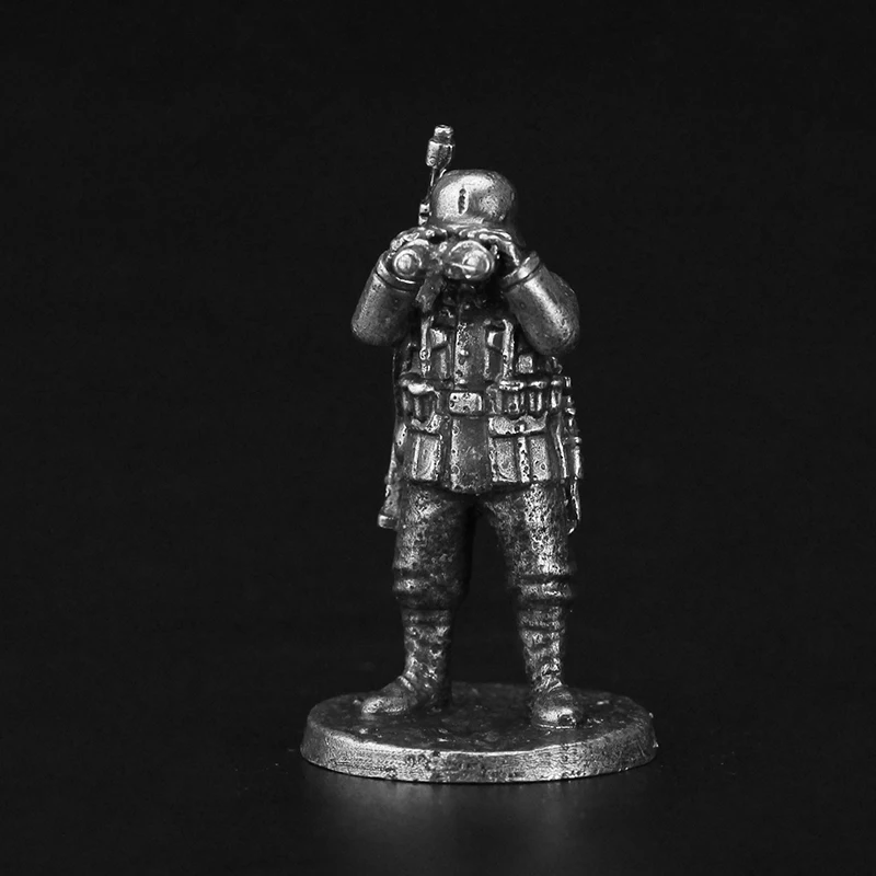 Metal Military II War German Army Soldier Model Corps Toys Board Game Piece Creative Car Interior Miniature Ornament Accessories