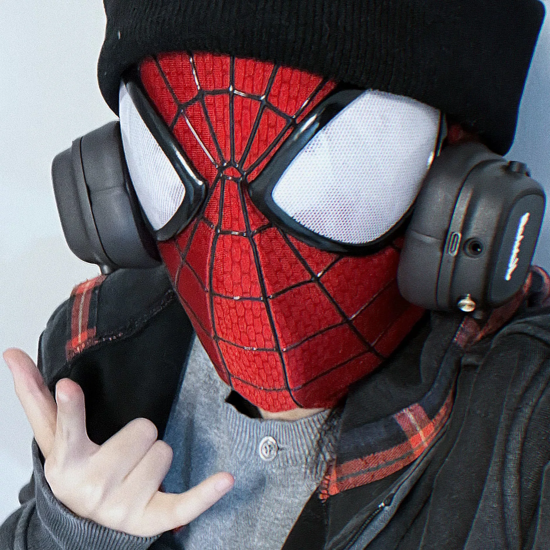 アメイジング スパイダーマン 2 マスク フェイスシェル付き、磁気