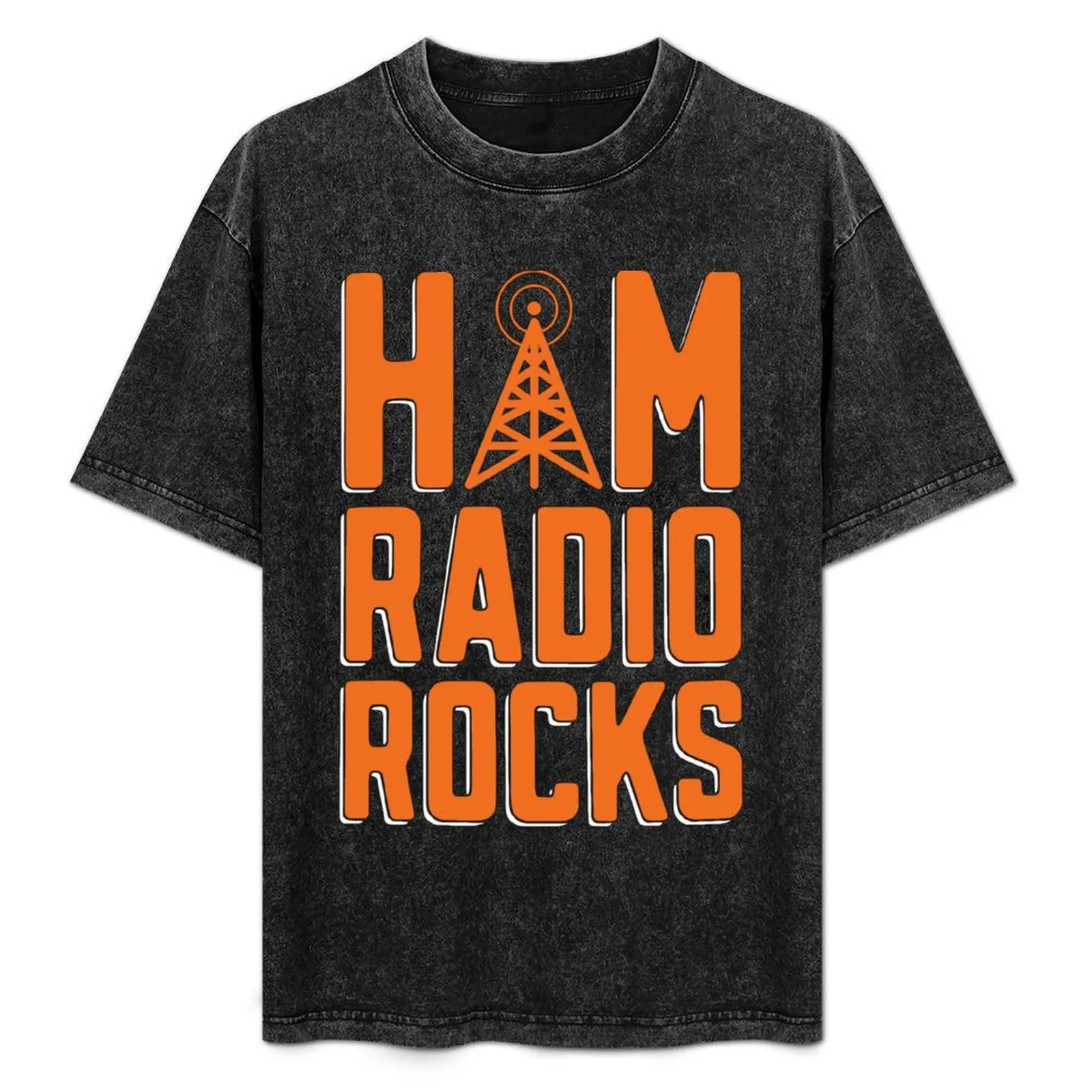 Ham Radio Rocks Loves Frequency Ham Radio Operator T-Shirt graphic tee shirt for a boy shirts graphic tees mens plain t shirts