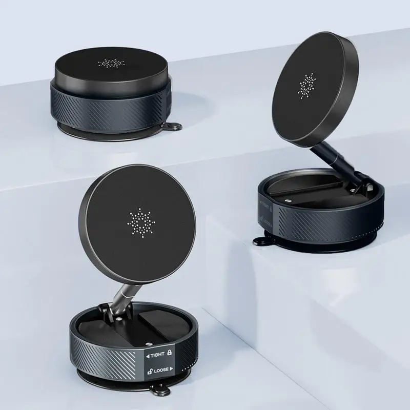 

Magnetic Suction Vacuum Phone Holder 360 Degree Rotatable Cellphone Stand Holder Adjustable Folding Cellphone Bracket For Car