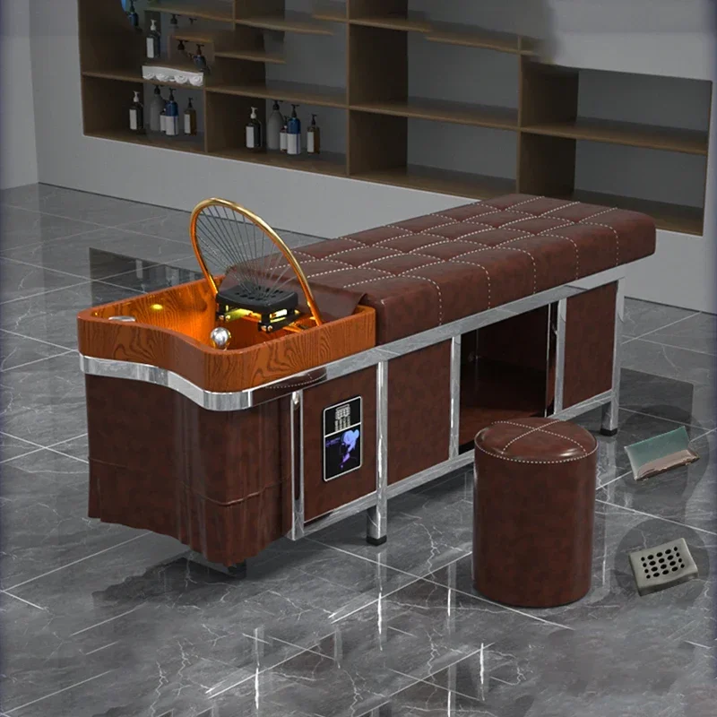 

Hair Shampoo Massage Bed Bac Shampooing Coiffeur Interior Chair Japanese Scalp Treatment Water Spa Cama Abatible Products Salon