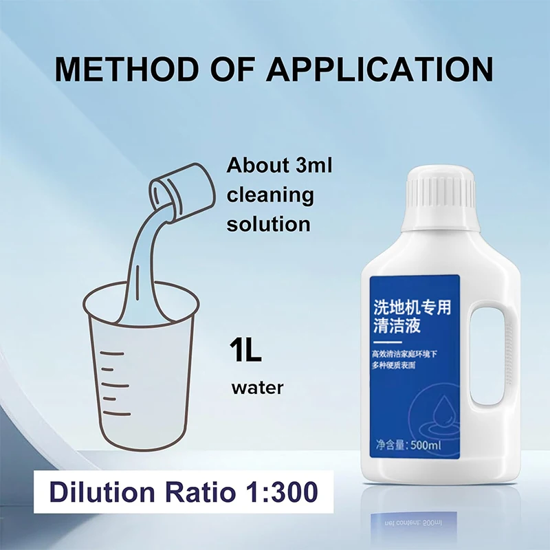 Liquid Fit For Dreame X40 Ultra\X30 Ultra\H11/H11 Max/H12/H13/H12 Pro / M12 /W10 Cleaning Fluid Parts Accessories 500ml view 3