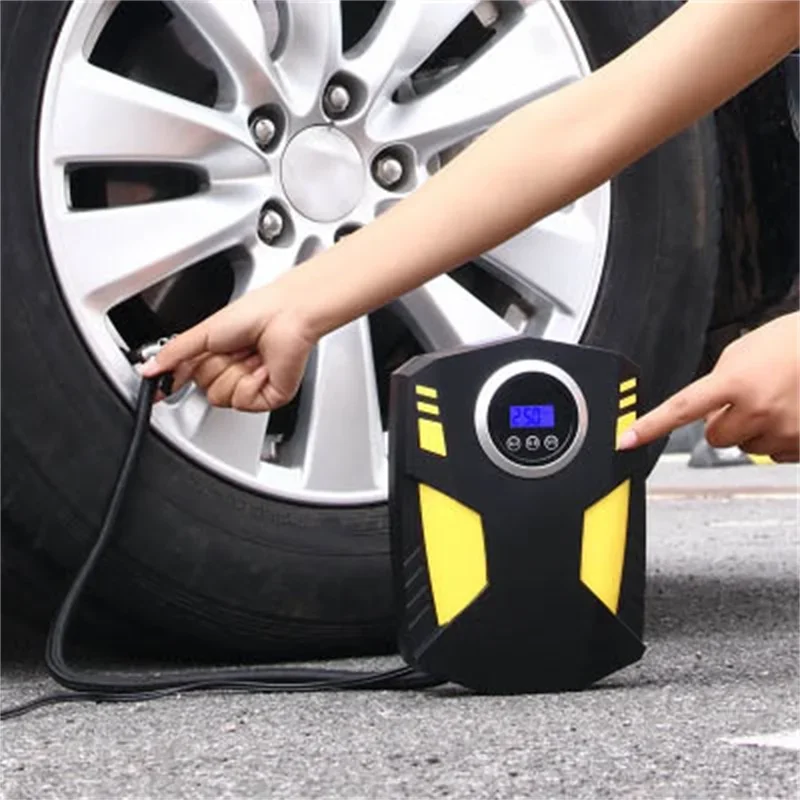 

Digital Tire Inflator Car Air Pump Compressor DC 12 V 150 PSI Car Air Compressor for Auto Car Motorcycles Bicycles