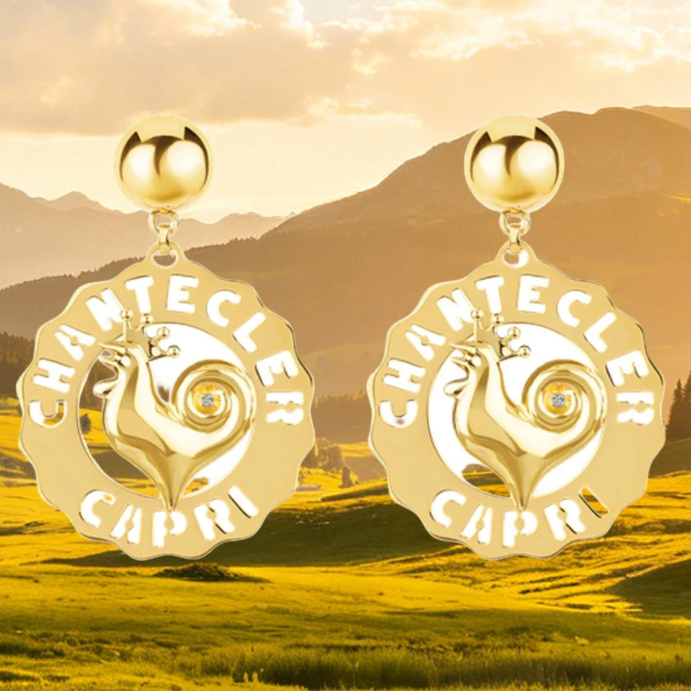 

Серьги-гвоздики Chanteclers 2026 для невесты, из стерлингового серебра 925 пробы с позолотой, роскошные, элегантные, женские