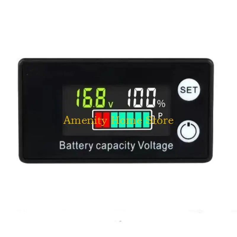 F26C DC8-100V Battery Meter Battery Capacity Voltages Indicators Battery Gauges Lithiums Leads-Acid Battery Indicators