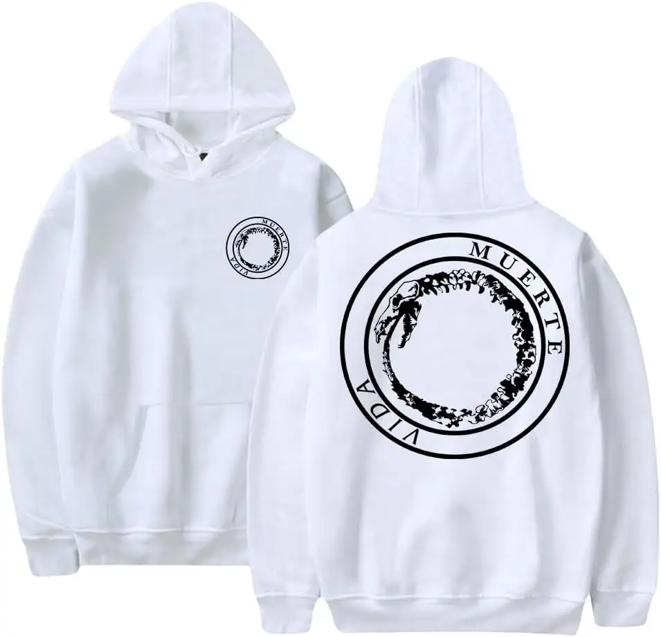 

Canserbero hoodies vida muerte merch hoodies music fans drawstring hoodies sweatshirt hip hop pullover