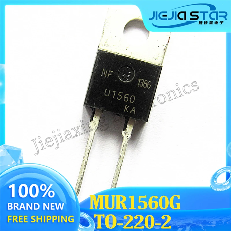 

U1560 MUR1560G MUR1560 G 15A 600V Fast Recovery Diode TO-220 100% Brand New & Original Electronics