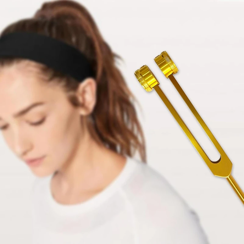 A74E-128Hz Tuning Fork Ear Cleaning Tool,128 Hz Tuning Fork Weighted Tuning Forks For Healing Slider Tuning Fork