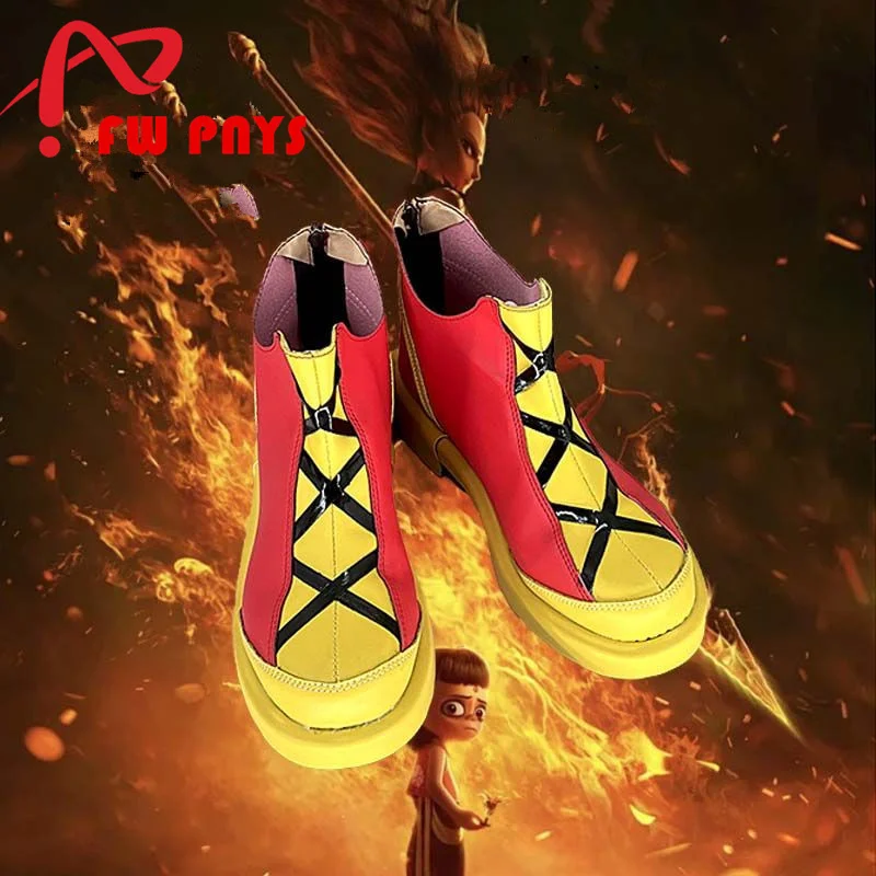 chaussures-de-cosplay-unisexe-nezha-anime-bottes-du-diable-pour-carnaval-et-halloween-couleur-rouge-et-jaune-pour-jeux-de-role