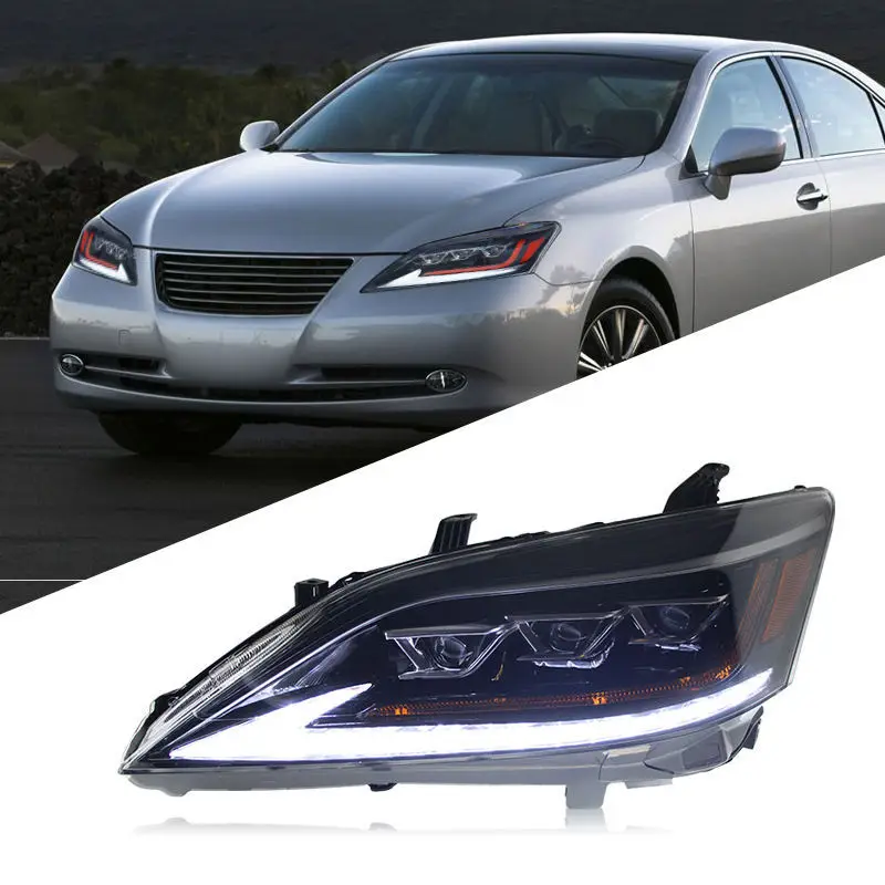 

Автомобильная полностью светодиодная фара для Lexus ES ES350 ES240 2006-2012Светодиодная фара в сборе, динамическая сигнальная лампа, передняя фара