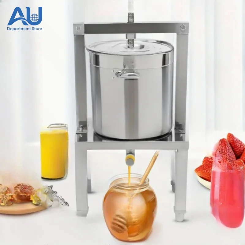 Suitable for Honey and Syrup Extraction，Stainless Steel Wax Press, Honey Press and Juice Extractor