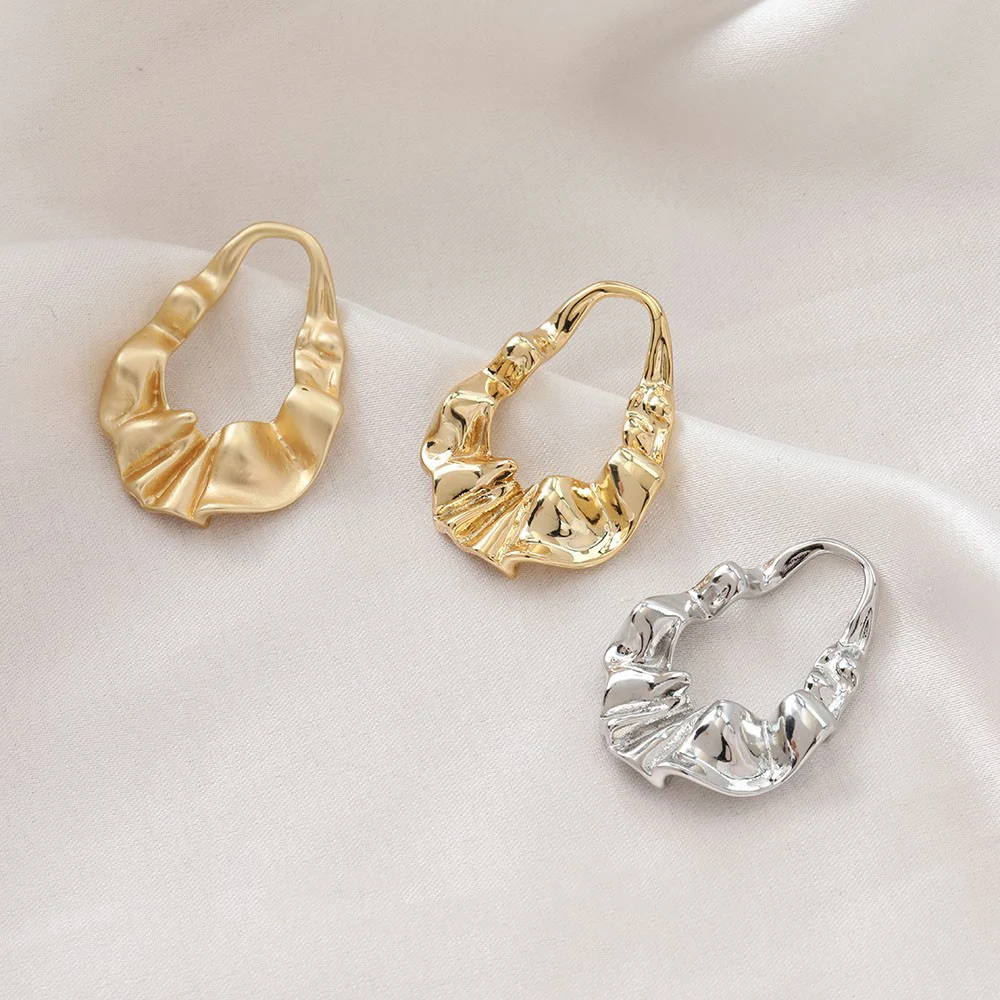 4PCS Niche Fold Dress Sash Belt Pendant Earrings DIY Making Supplies Jewelry Handmade Material Accessories