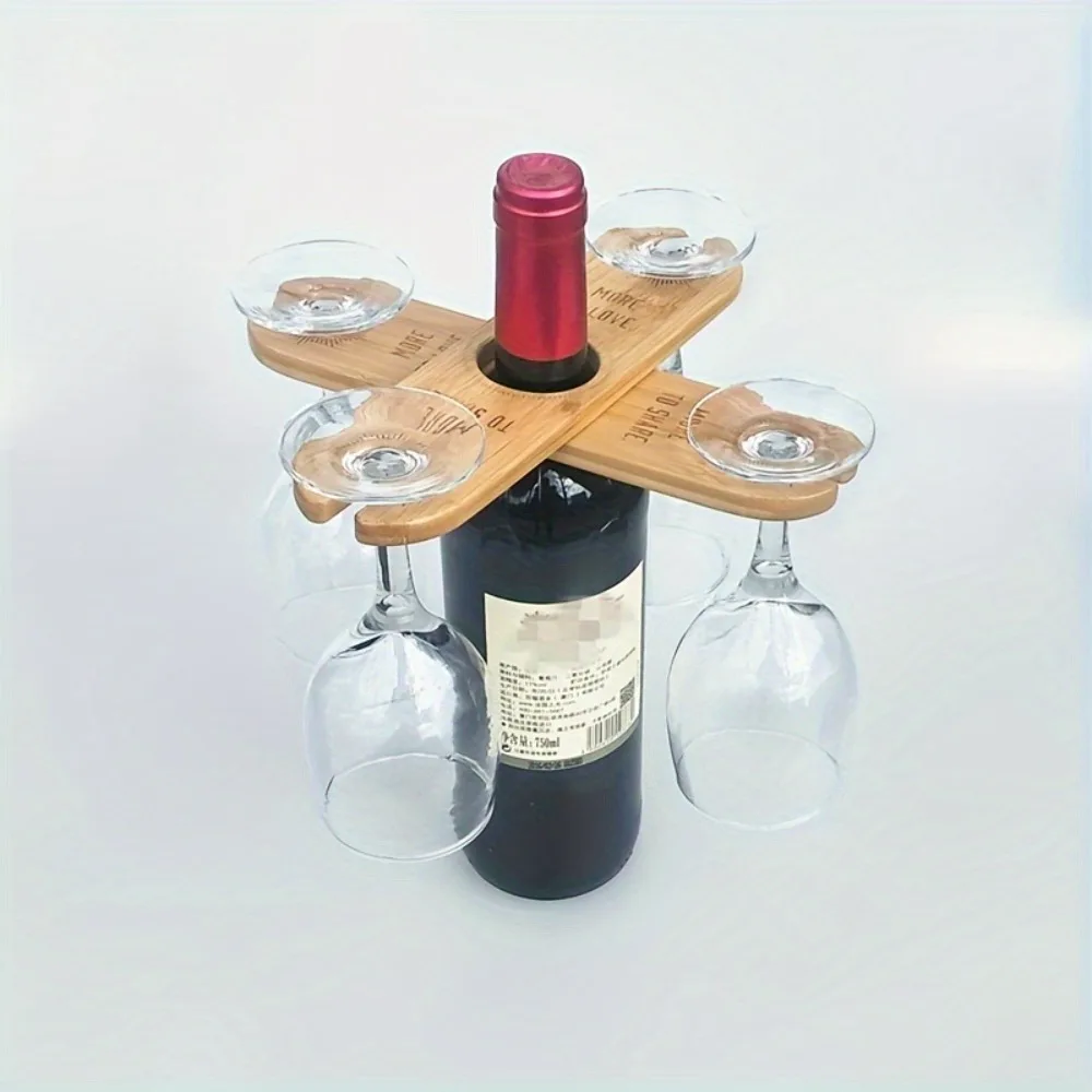 1/2pcs Red Wine Cup Holder, Upside Down Hanging Cup Storage for Kitchen Cabinet, Tall Cup Holder, Portable Cup Holder