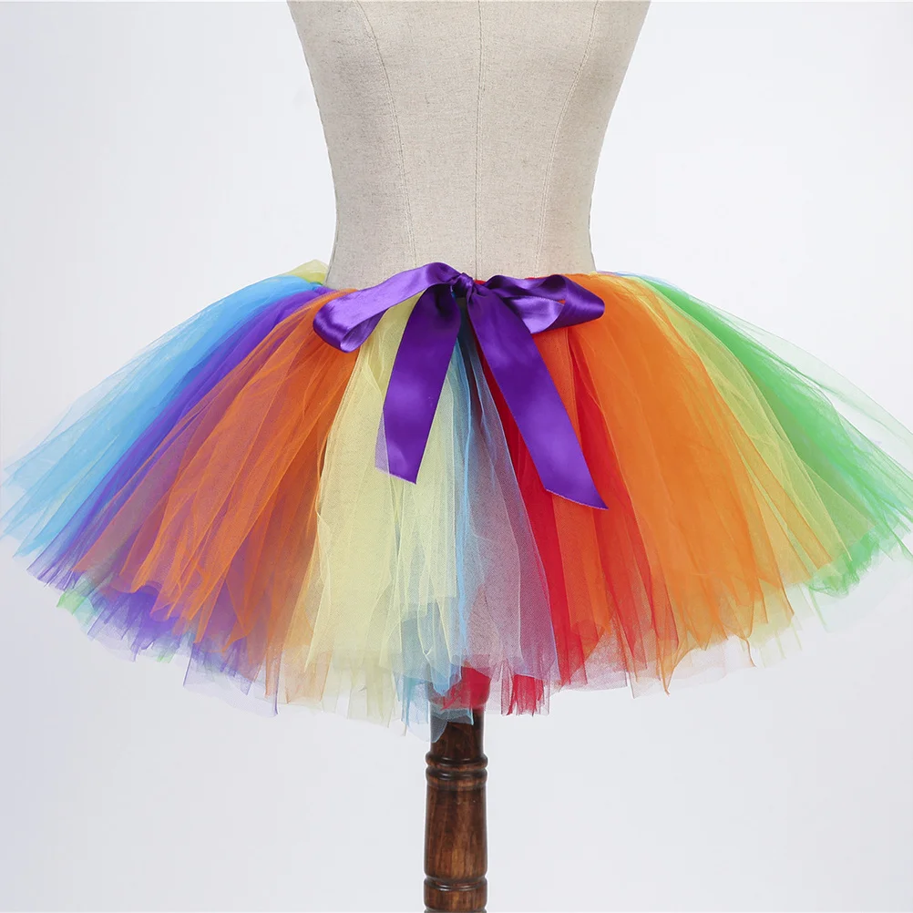 

Комплект ведьмы на Хэллоуин, 2 шт., радужное сетчатое платье-пачка и шляпа, юбка для девочек, праздничный наряд, удобная дышащая сетчатая пачка ведьмы