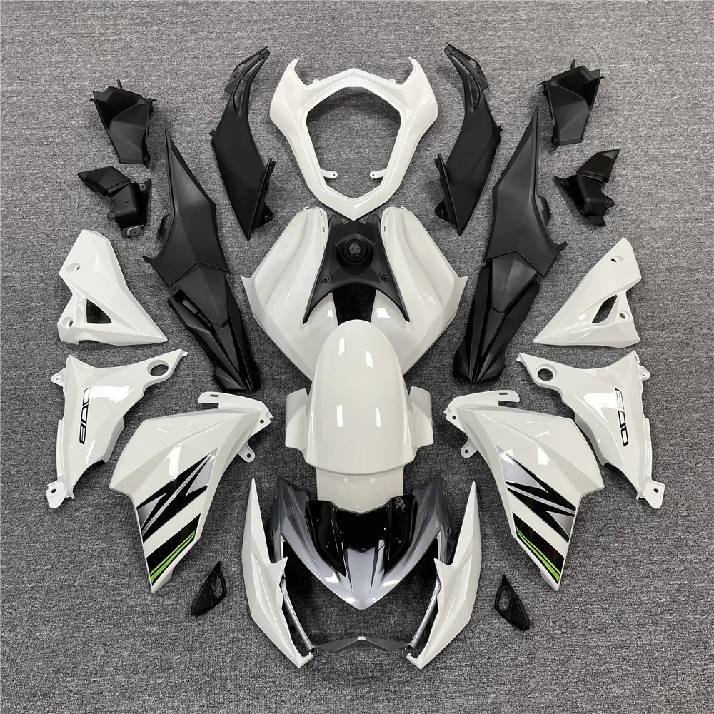 Bodywork Black and white silver printing Full Fairing Kit Injection Cowling Motorcycle For Kawasaki Z800 2013-2014-2015-2016