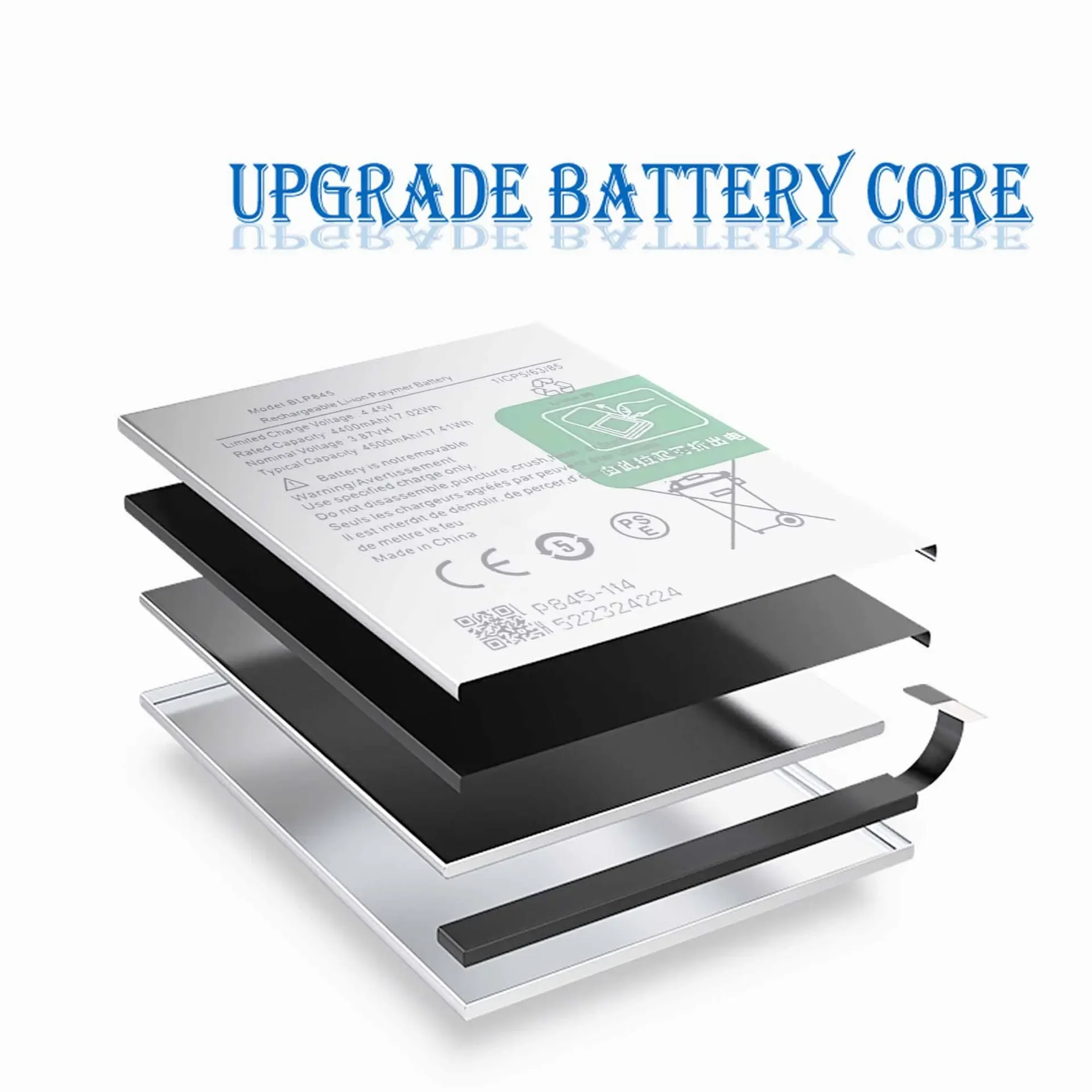 Replacement Battery For ONEPLUS 1+ Nord CE 5G BLP845 4500mA Internal New Batteries