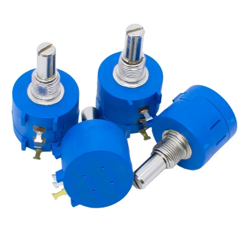 1 قطعة الجهد 1K 2K 5K 10K 20K 50K 3590S-2-103L 500Ohm 200Ohm متعدد بدوره الجهد 10 بدوره قابل للتعديل المقاومة