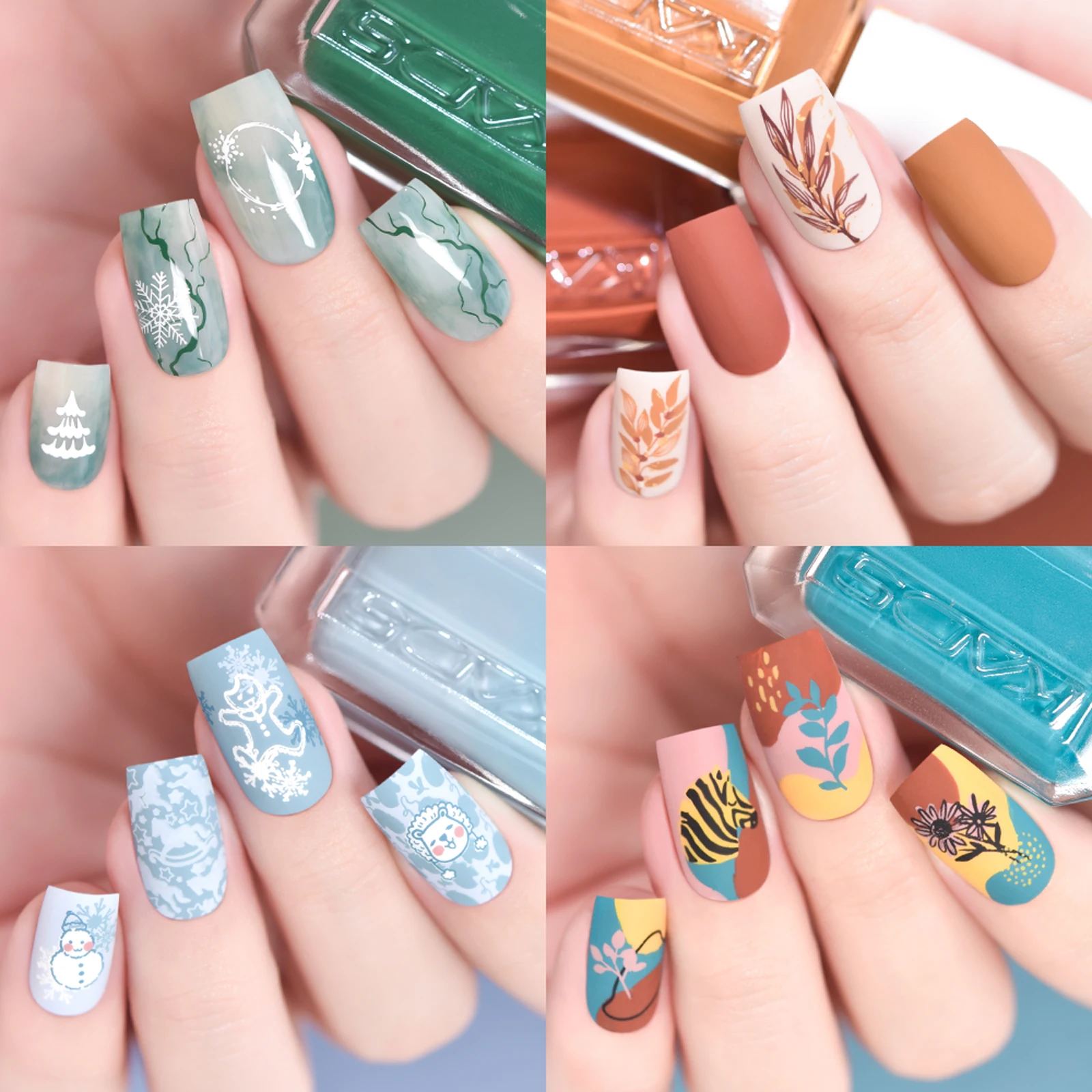 24 Colors Nail Stamping Polish Stamping Plate 11ml DIY Nail Printing Polish Nail Specialty Lacquer Nail Care Fast Dry Varnish