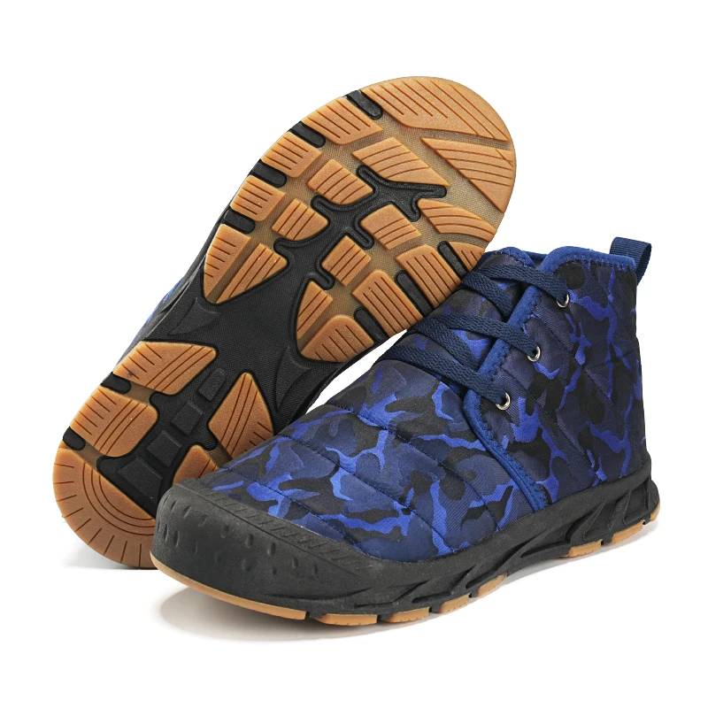 

New winter men's fleece warm cotton shoes, snow boots, large-sized fashionable cotton boots for the elderly