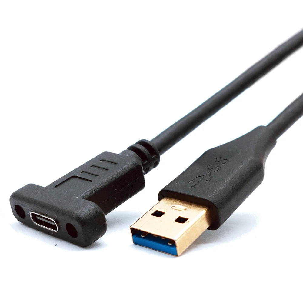 Cocok untuk semua perangkat laki-laki tipe-c, 0.2 M 1M 1.8 M USB 3.1 tipe-c perempuan ke USB 3.0 tipe-a plug USB3.1 TypeC plug converter beradaptasi