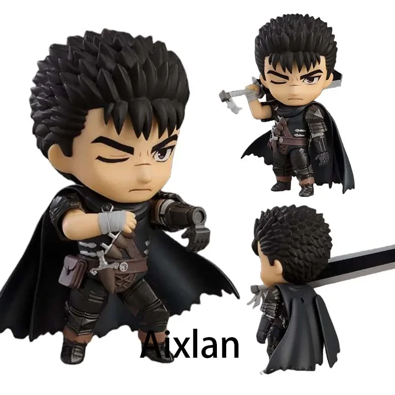 Aixlan #2134 Guts Figure 10cm Q Version Swordsman Warrior PVC Action Figure Amine Birthday Gift Collectible Figurine