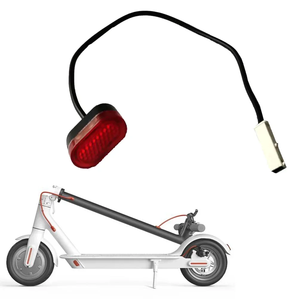 Electric Scooter Rear Tail Light Lamp LED Brake Light For -Xiaomi Scooters Taillight 13.5cm Wire Length Scooter Accessories