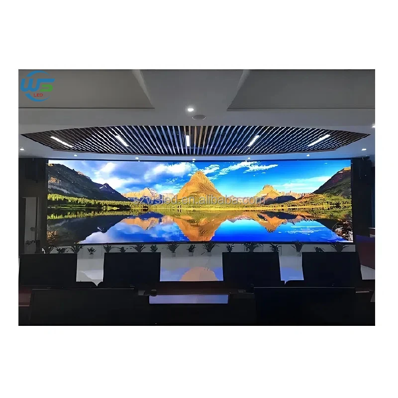 P1.86 P2.5 Indoor Front Maintenance LED Display Screen 640x337.5mm 5000cd/m Brightness 3-Year Warranty 9300K 10000:1