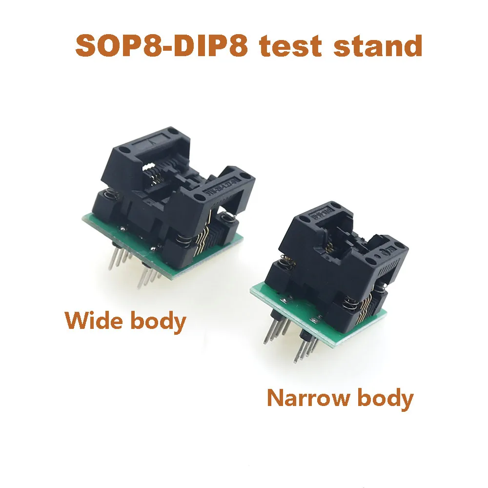 

Sop8-dip8 test stand wide body narrow body sop8 burning stand IC test pedestal conversion pedestal burning pedestal 150/200mil