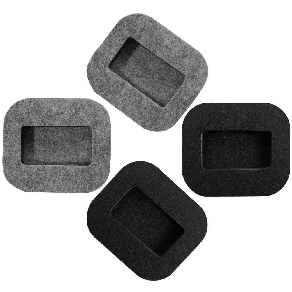 8pcs Anti-Slip Chair Pads For Hardwood Floors Furniture Foot Protectors Rubber Caster Cups Floor Protector Chair Stoppers Wheel