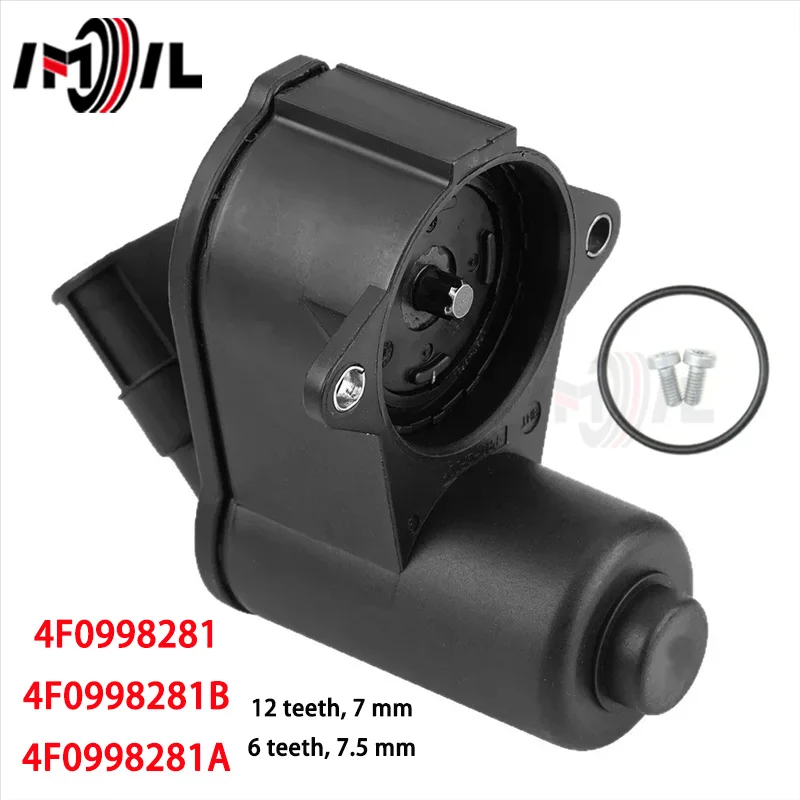 

4F0998281 4F0998281B 6 Teeth or 12 Teeth Rear Caliper Parking Hand Brake Servo Motor Actuator For Audi A6 A6L V6 C6 Allroad S6