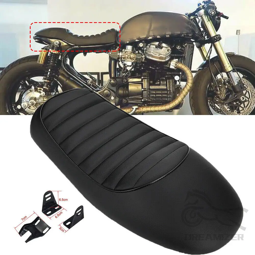 

Motorcycle Cafe Racer Seat Custom Vintage Hump Saddle Retro Seat For Yamaha SR400/500 XJ XS KZ Honda CB200/350/500/750 Suzuki GN