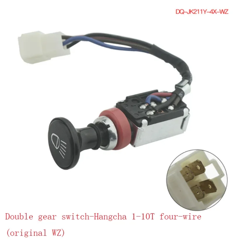 

Fit For Hangcha 1-10T Four Lines Forklift Accessories Forklift Headlights Switch Double Gear Switch