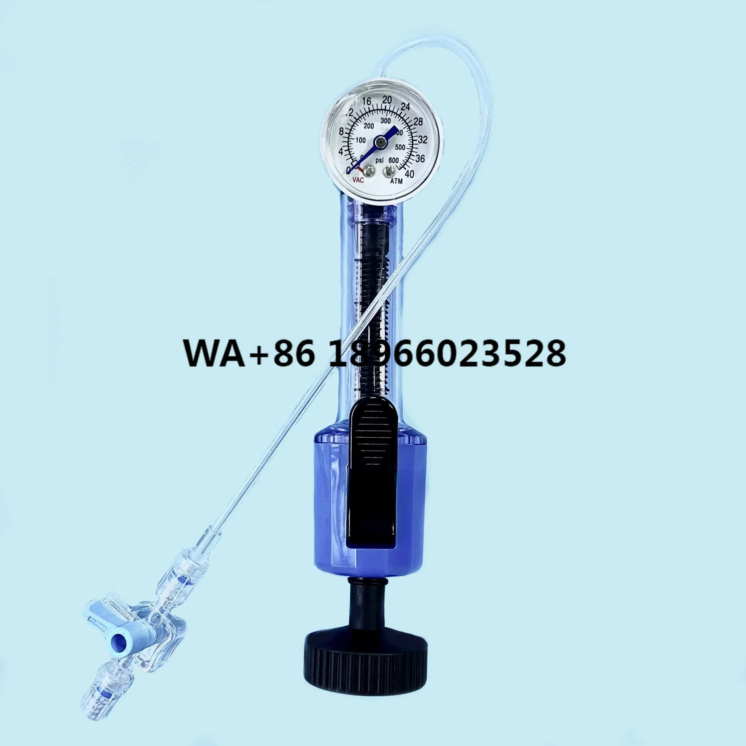 

Factory direct consumables inflation device balloon catheter pump with hemostasis valve set