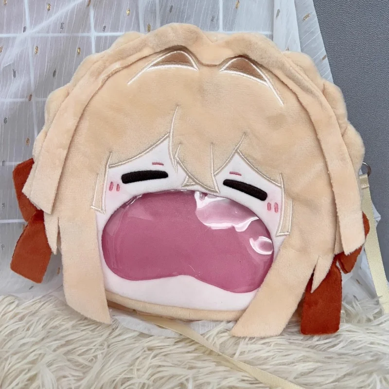 

10 см горячая аниме фиолетовая поза сидящей плюшевая кукла брелок мультяшная фигурка тела кулон кукла сумки через плечо подарок