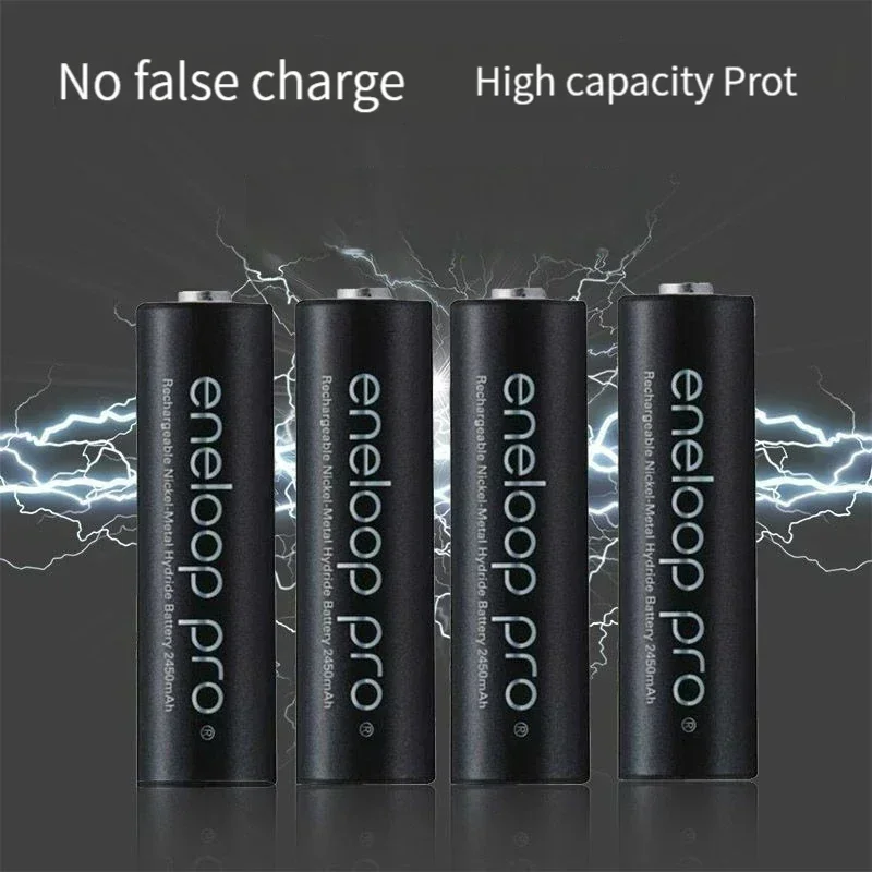 100% Panasonic Enelop Original Rechargeable Battery Pro AA 2550mAh 1.2V NI-MH Camera Mouse Air Conditioner