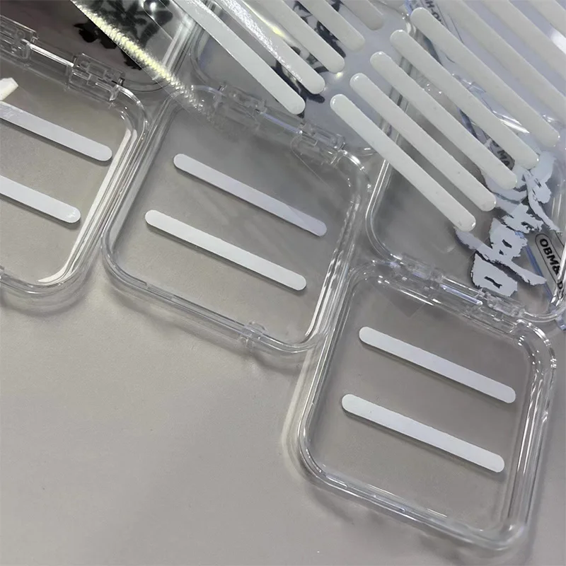 1 hoja de cinta adhesiva para exhibición de uñas, soporte de exhibición para uñas postizas, pegado de doble cara, pegatina de pegamento adhesivo fuerte redondo cuadrado