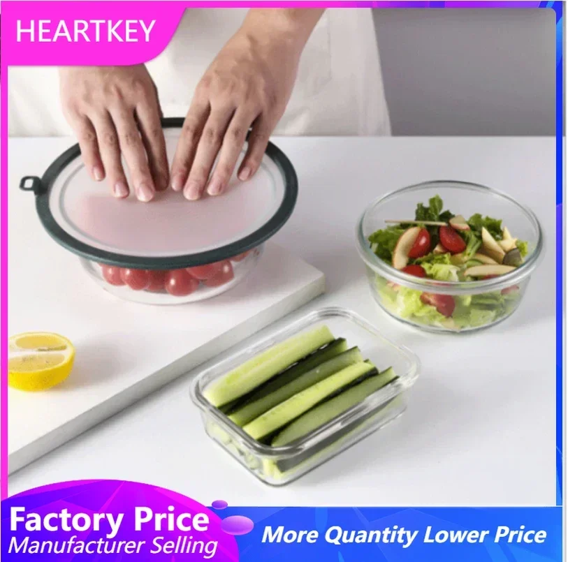 

Silicone Bowl Covers Fresh Storage Prevent Dust and Flies Universal Microwave Cover For Food Reusable Round Cover Seal