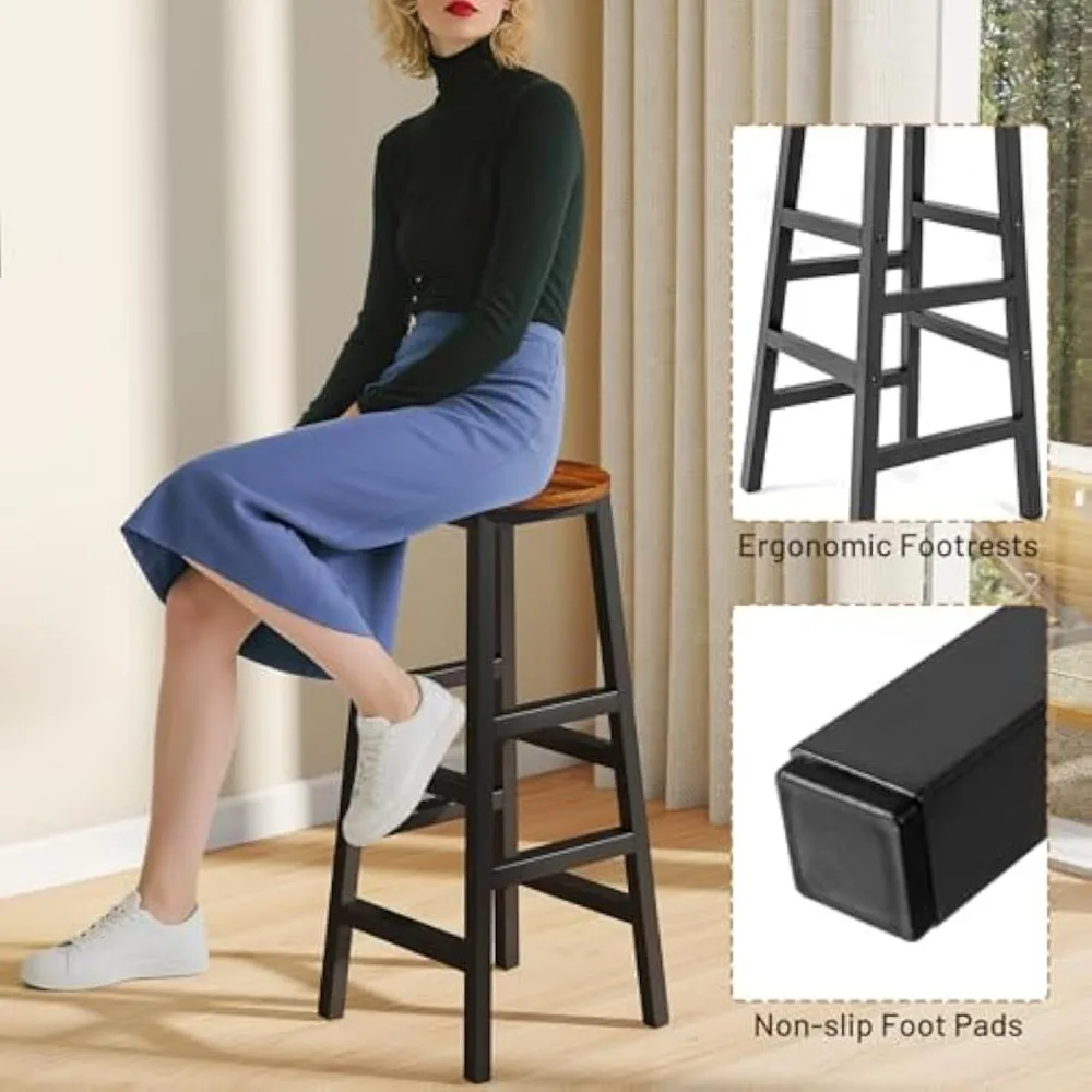 طقم طاولة بار مكون من 3 قطع، طاولة طعام مستطيلة وكرسيين مع أرفف تخزين، طقم مطبخ للمساحة الصغيرة، زاوية الإفطار #5