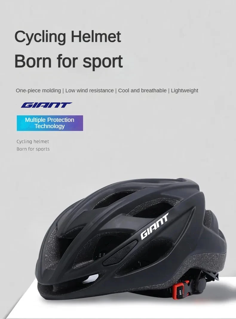 Riesiger, ultraleichter Fahrradhelm CPSC/CE-zertifiziert mit 18 Lüftungslöchern, verstellbarem Riemen und EPS-Schaum, MTB/Rennradzubehör – Detail 3