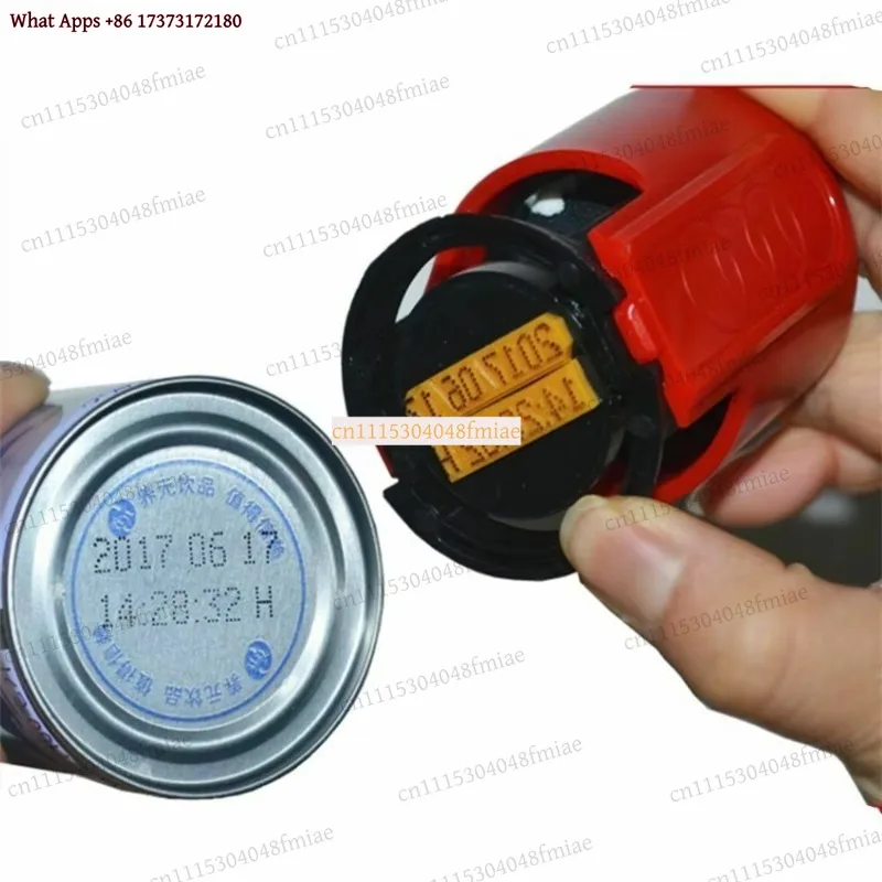 A6 Handheld Portable Coding Machine, Manual Ink Date Printer, Small Letterpress Stamping Tool