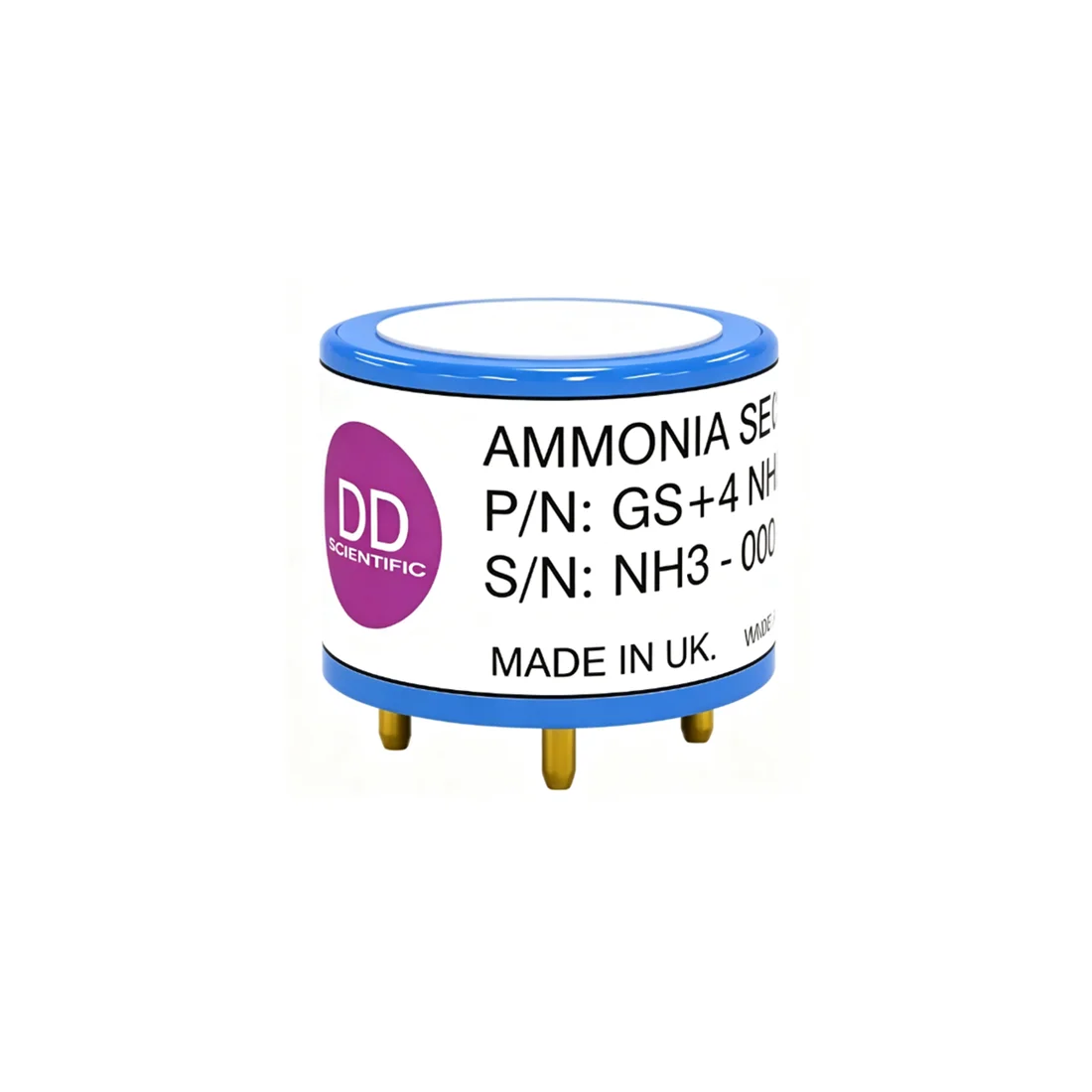 GS+4NH3‑100 0‑100ppm NH3 gas detection sensor module for industrial gas detector alarm monitor replacement toxic gas sensor