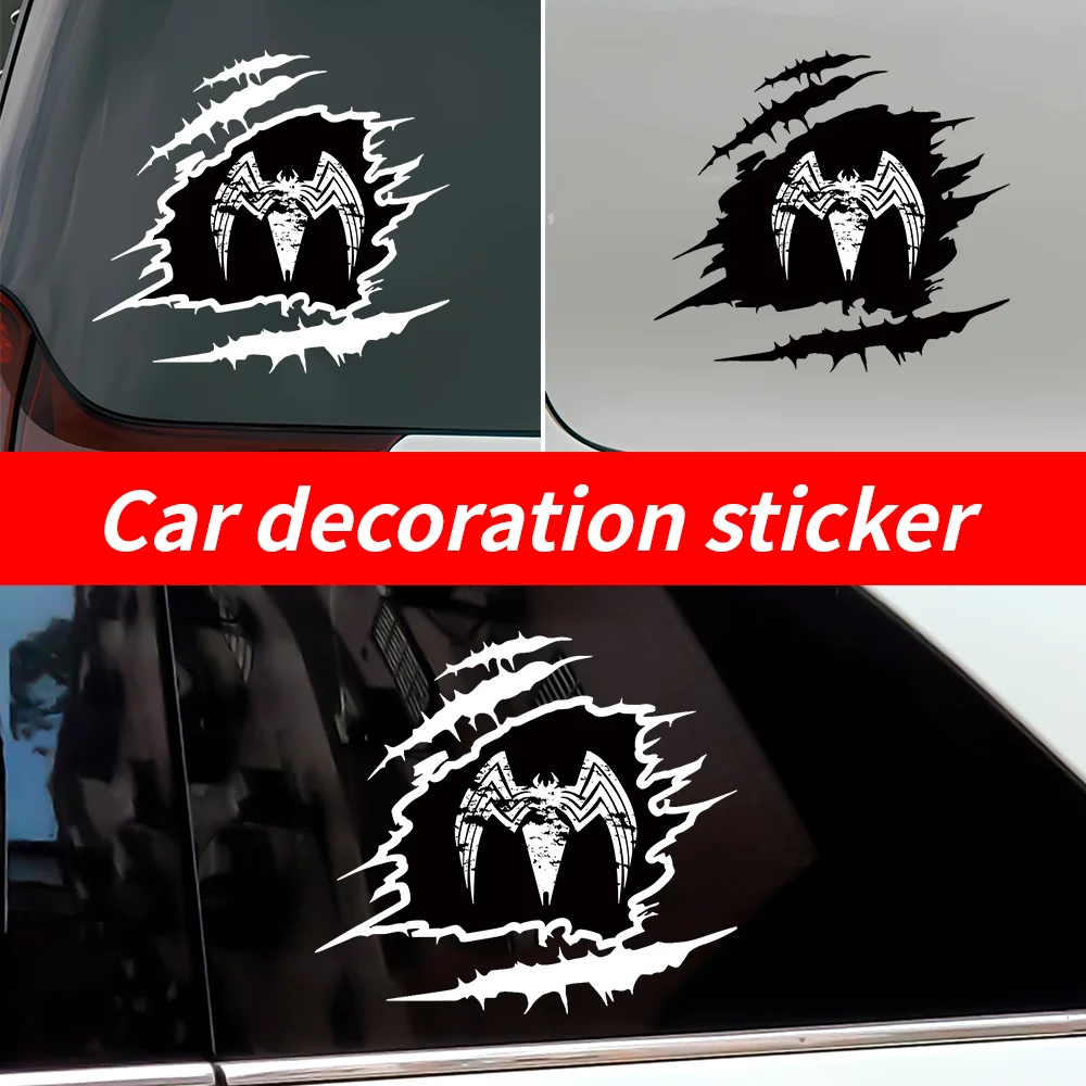 

Venom Anime Car Waterproof Sticker Sunscreen Decal Cover Scratches Graphic Sticker for Auto SUV Motorcycle Sticker Accessories